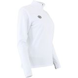 Tennistrui The Indian Maharadja Women Baroda Chevron Half Zip White