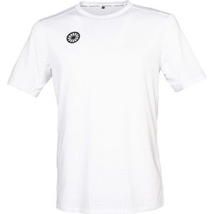 The Indian Maharadja - Kadiri Jacquard Mono Tee - Tennisshirt - Wit