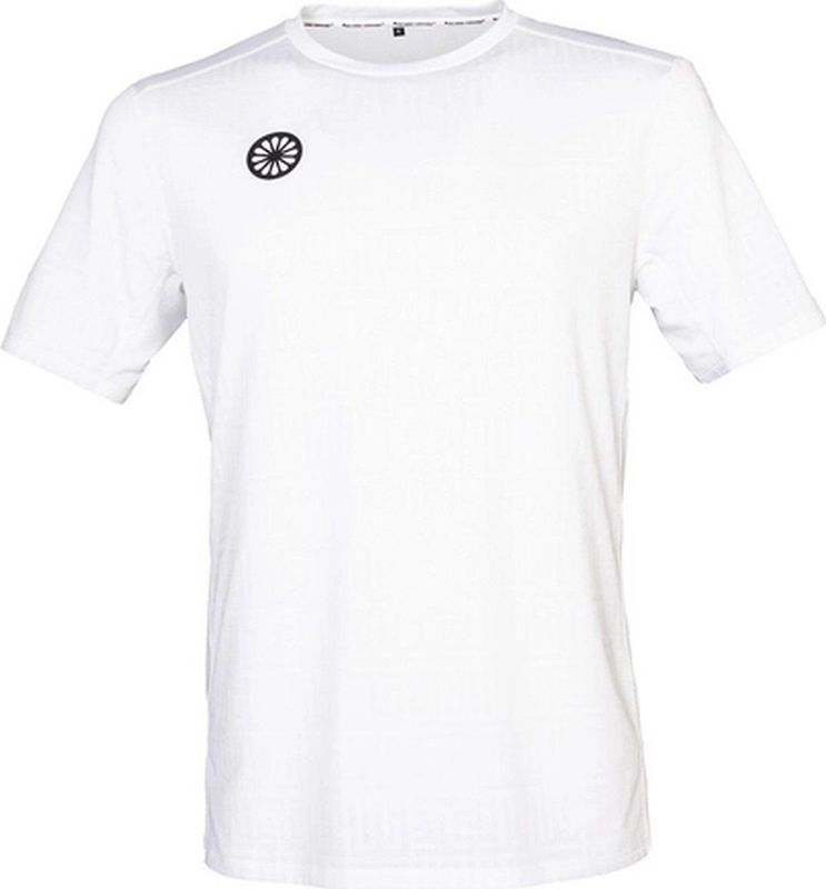 The Indian Maharadja - Kadiri Jacquard Mono Tee - Tennisshirt - Wit