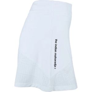 The Indian Maharadja - Kadiri Jacquard Mono Skirt - Tennisrok - Wit