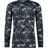 Ondershirt Poederbaas Men Thermo Camo Black