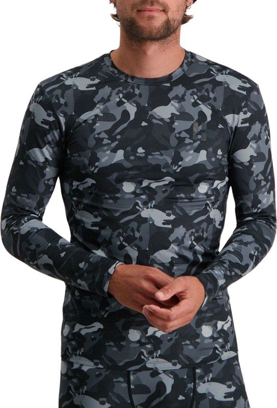 Ondershirt Poederbaas Men Thermo Camo Black
