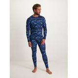 Ondershirt Poederbaas Men Thermo Camo Navy