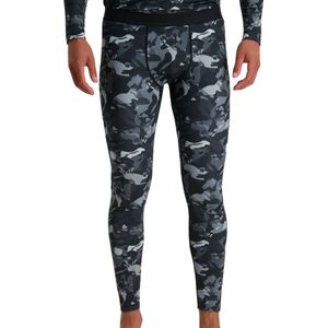 Poederbaas - Thermo Pant Camo - Ondergoed - Zwart