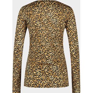 Women Thermo Shirt Animal Panther Brown
