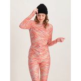 Women Thermo Shirt Animal Zebra Pink