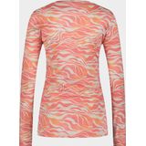 Women Thermo Shirt Animal Zebra Pink