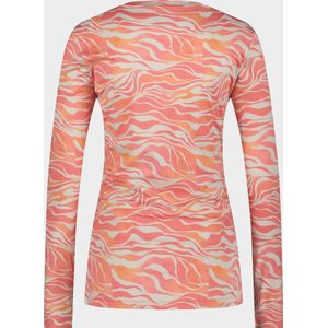 Women Thermo Shirt Animal Zebra Pink