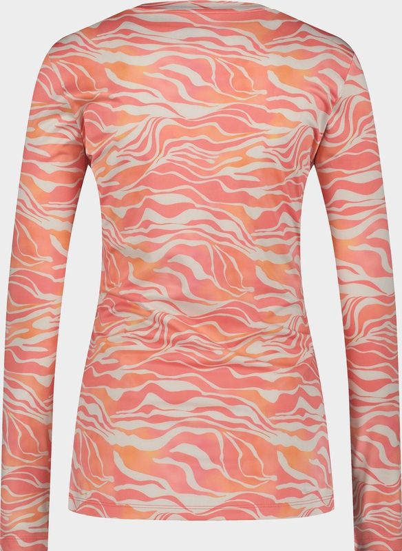 Women Thermo Shirt Animal Zebra Pink