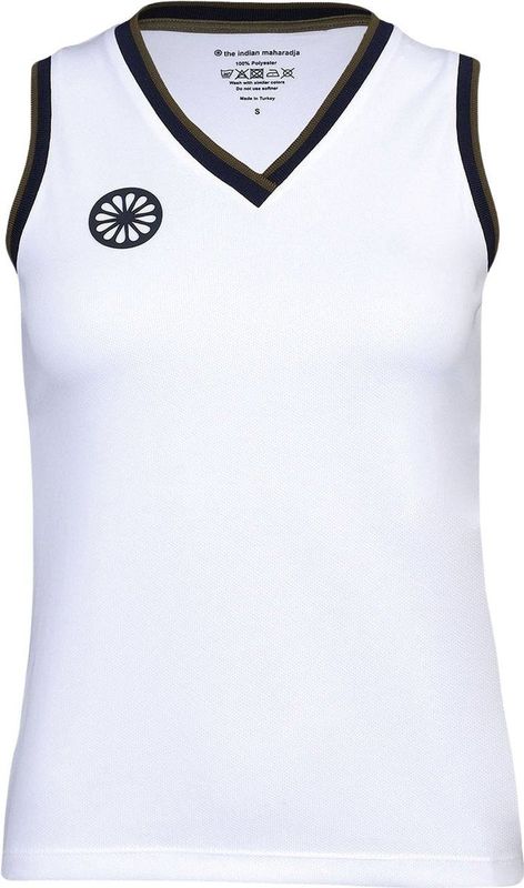 The Indian Maharadja - Kadiri Pique Tank - Tanktop - Wit