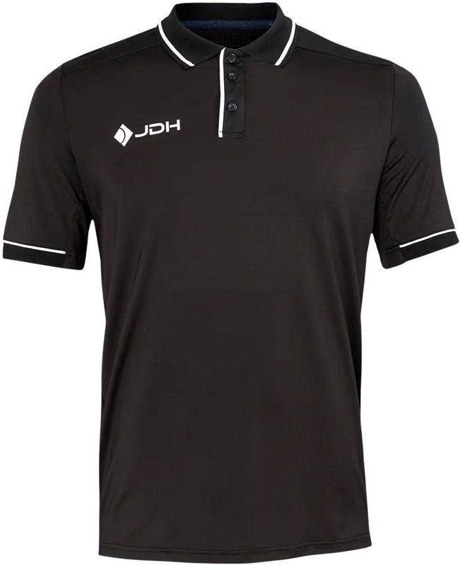 JDH - Carbon Pro Polo - Poloshirt - Zwart - Polyester/Elastaan