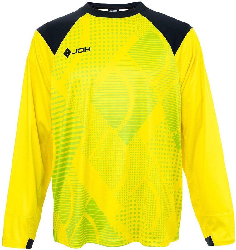 JDH - Carbon Senior Pro Goalie LS Shirt - Felgeel - 100% Polyester