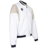 The Indian Maharadja - Pique Bomber Jacket - Bright White - Heren