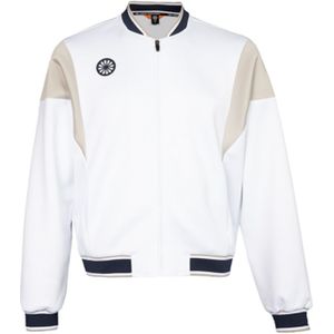 The Indian Maharadja - Pique Bomber Jacket - Bright White - Heren