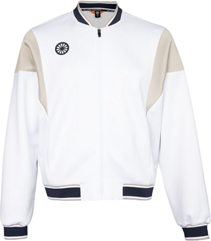 The Indian Maharadja - Pique Bomber Jacket - Bright White - Heren