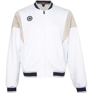 The Indian Maharadja - Pique Bomber Jacket - Bright White - Katoen