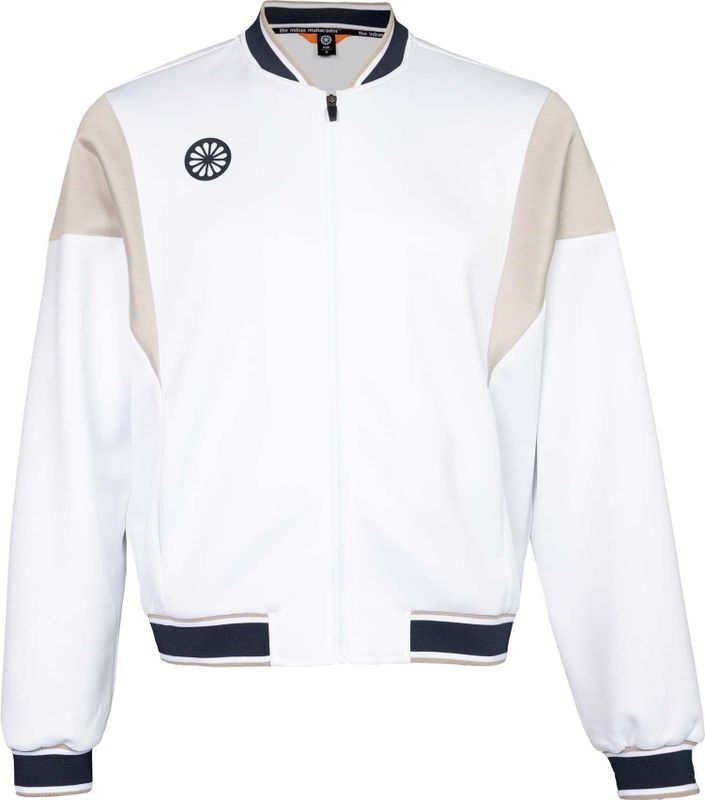 The Indian Maharadja - Pique Bomber Jacket - Bright White - Heren