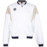 The Indian Maharadja - Pique Bomber Jacket - Wit - Pique Stof