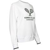 The Indian Maharadja - Tennis Club Sweater - Bright White - Trui - Oversized Fit