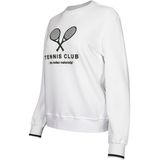 The Indian Maharadja - Tennis Club Sweater - Bright White - Trui - Oversized Fit