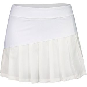 The indian maharadja pleated rok in de kleur wit.