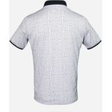 The Indian Maharadja - Pique Polo - Nachtblauwe Print - Polo