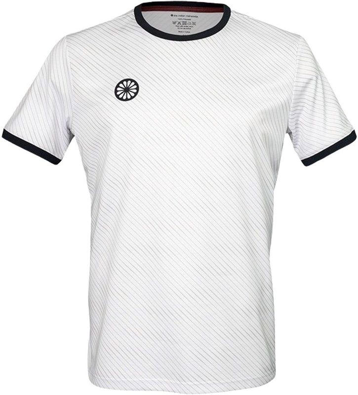 The Indian Maharadja - Pique Printed Tee - Tennisshirt - Bright White - 100% Polyester