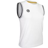 The Indian Maharadja - Sleeveless Pique Top - Mouwloze Top - Bright White - Dames