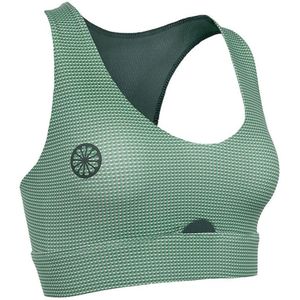 THE INDIAN MAHARADJA - cut-out bra - Tennis Singlet Dames - Donkergroen