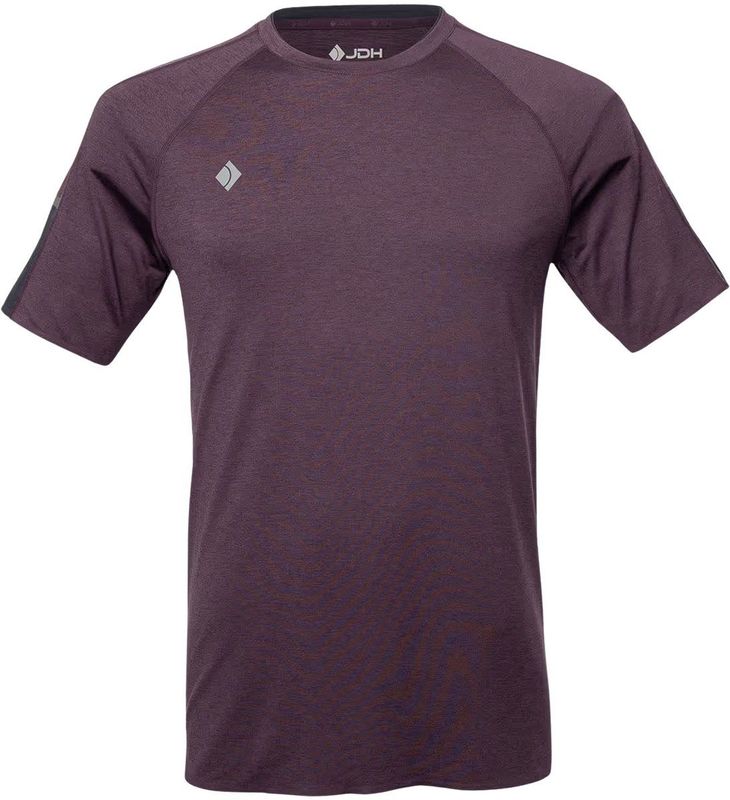 JDH - Performance Tee - Sportshirt - Plum - Katoen