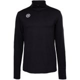 The Indian Maharadja - Tennis T-shirt - Zwart - Half Zip - Lange Mouw Heren