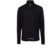 The Indian Maharadja - Tennis T-shirt - Zwart - Half Zip - Lange Mouw Heren