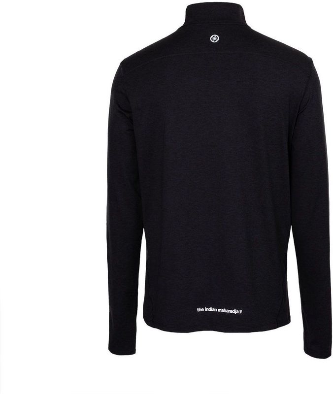 The Indian Maharadja - Tennis T-shirt - Zwart - Half Zip - Lange Mouw Heren