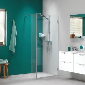 Inloopdouche sealskin i am type a1 100x30x200 cm helder glas antikalk rvs