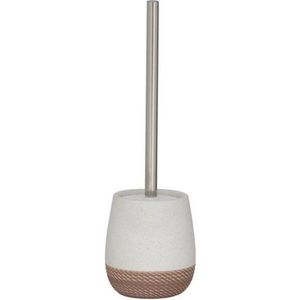 Sealskin Braid Toiletborstel met houder vrijstaand - Zand
