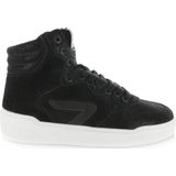 HUB - Court-Z High Sneakers - Dames - Zwart - Suède - Air Flow Comfort System