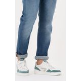 HUB Court-z Men Sneakers - Leren Sneaker - Heren - Wit