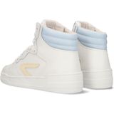HUB Court-z High Sneakers - Leren Sneaker - Dames - Wit