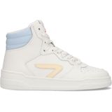 HUB Court-z High Sneakers - Leren Sneaker - Dames - Wit