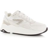 Hub - Glide S46 - Lage Sneakers - Gebroken Wit - Suède en Nylon
