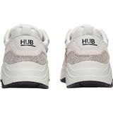Hub - Glide S46 - Lage Sneakers - Gebroken Wit - Suède en Nylon
