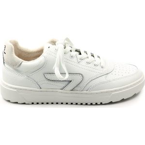 HUB Duke Lage sneakers - Leren Sneaker - Heren - Wit - Maat 44