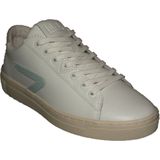 HUB - Lage Schoen - Off White - Leder - Vetersluiting