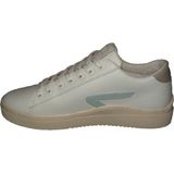 HUB - Lage Schoen - Off White - Leder - Vetersluiting