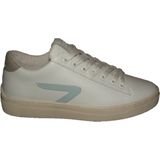 HUB - Lage Schoen - Off White - Leder - Vetersluiting