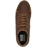 Hub - Kingston 2.1 Veterschoenen Hoog - Cognac - Leer