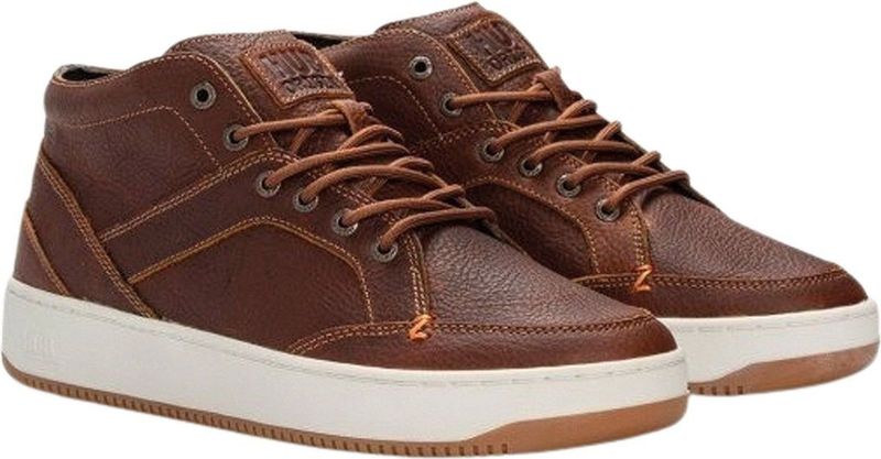 Hub - Kingston 2.1 Veterschoenen Hoog - Cognac - Leer