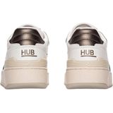 HUB - Smash L31 - Sneakers - Off White/Antique Bronze/Light Beige - Washed Linen