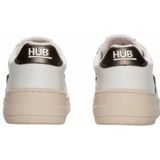 HUB - Court Sneakers - Wit/Beige - Dames