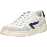 HUB - Court - Sneaker - White - Leer - Badstof Voering